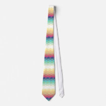 Bright Scallop Summer Pattern Tie
