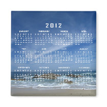 Bright Skies and Clear Waters; 2012 Calendar Magnets