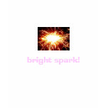 bright spark, bright spark! t-shirts