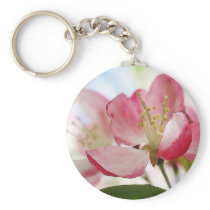 Bright Spring Apple Blossoms Key Chains