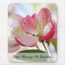 Bright Spring Apple Blossoms Mousemats