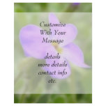 Bright Spring Rock Cress Flower Custom Flyer
