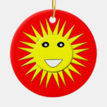 Bright Sunshine Custom Birthday Christmas Ornaments