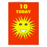 Bright Sunshine Customizable Kids Birthday Card