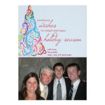 Bright Swirl Tree by Cotton Ink Card