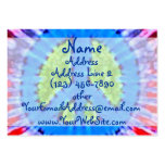 Bright Tie Dyed Peace Sign Business Cards business cards