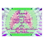 Bright Tie Dyed Peace Sign Business Cards business cards