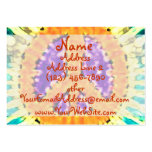 Bright Tie Dyed Peace Sign Business Cards business cards
