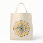 Bright Yellow and Blue Mandala Bags