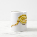 Bright Yellow Ball Python Coffee Mugs