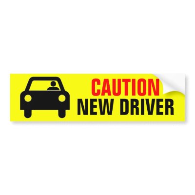 New Driver Sticker