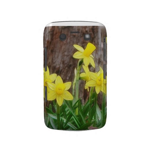 Bright Yellow Daffodils Blackberry Bold Cases