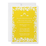 Bright Yellow Heels Bridal Shower Invitation