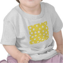 Bright yellow, light yellow, white spotty pattern. tee shirts