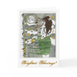 Brightest Blessings Goddess Greeting Card