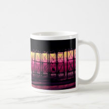 Brighton Pier at sunset, Sussex, England Coffee Mug