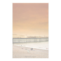 Brighton pier, England Customized Stationery