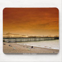 Brighton pier, England Mousepads