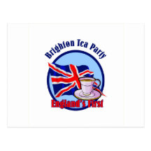 Brighton Tea Party Post Cards