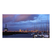 Brighton to Melbourne, Australia. Personalized Photo Card
