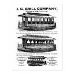 Brill Company Streetcars and Buses Postcard