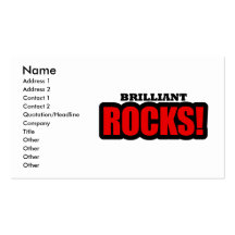 Brilliant, Alabama City Design Business Card Templates