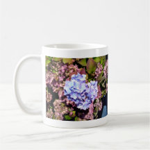 Brilliant blue and purple Hydrangea flowers Mugs