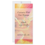 Brilliant Coral Daylily Custom Rack Cards