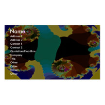 Brilliant Fractal Business Card Templates