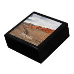 Brilliant Red Rocks; Nevada Souvenir Jewelry Box
