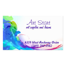 Brilliant Watercolors Business Card