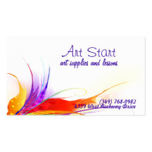 Brilliant Watercolors V Business Card