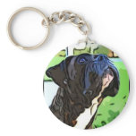 Brindle Boxer keychain
