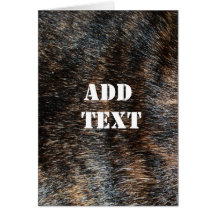 Brindle Fur Texture Camouflage Cards