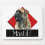 Brindle Mastiff Diamond mousepad