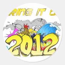 BRING it on 2012 Round Sticker