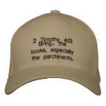 Bring ME the books! embroidered hats