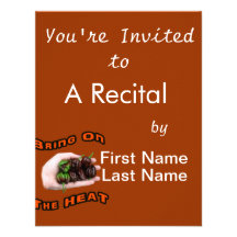 Bring On Heat Chocolate Hot Habanero Pepper Invitation