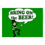 Bring On The Beer Leprechaun cards