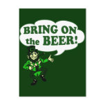 Bring On The Beer Leprechaun postcards