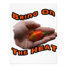 Bring On The Heat One Hot Habanero Pepper Invitations