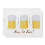 Bring the Beers! Party Invite invitations