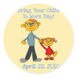 Bring Your Child To Work Day 2010 Stickers