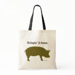 Bringing home the bacon Shopping Bag