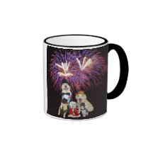 Bringing in the New Year Coffee Mugs