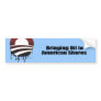 BRINGING OIL TO AMERICAN SHORES BUMPER STICKERS