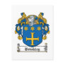 Brinkley Family Crest Postcards