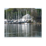 Bristol Harbour Bristol Rhode Island Stretched Canvas Print