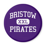 Bristow - Pirates - High School - Bristow Oklahoma magnets