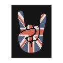 Brit Rock Hand postcards